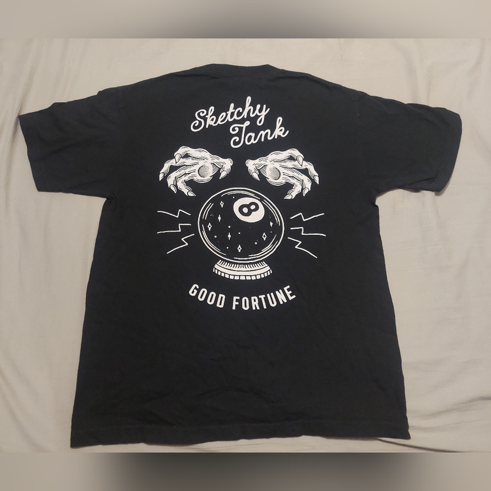Mens M Black  Lurking Class by Sketchy Tank 'Good Fortune' T-Shirt